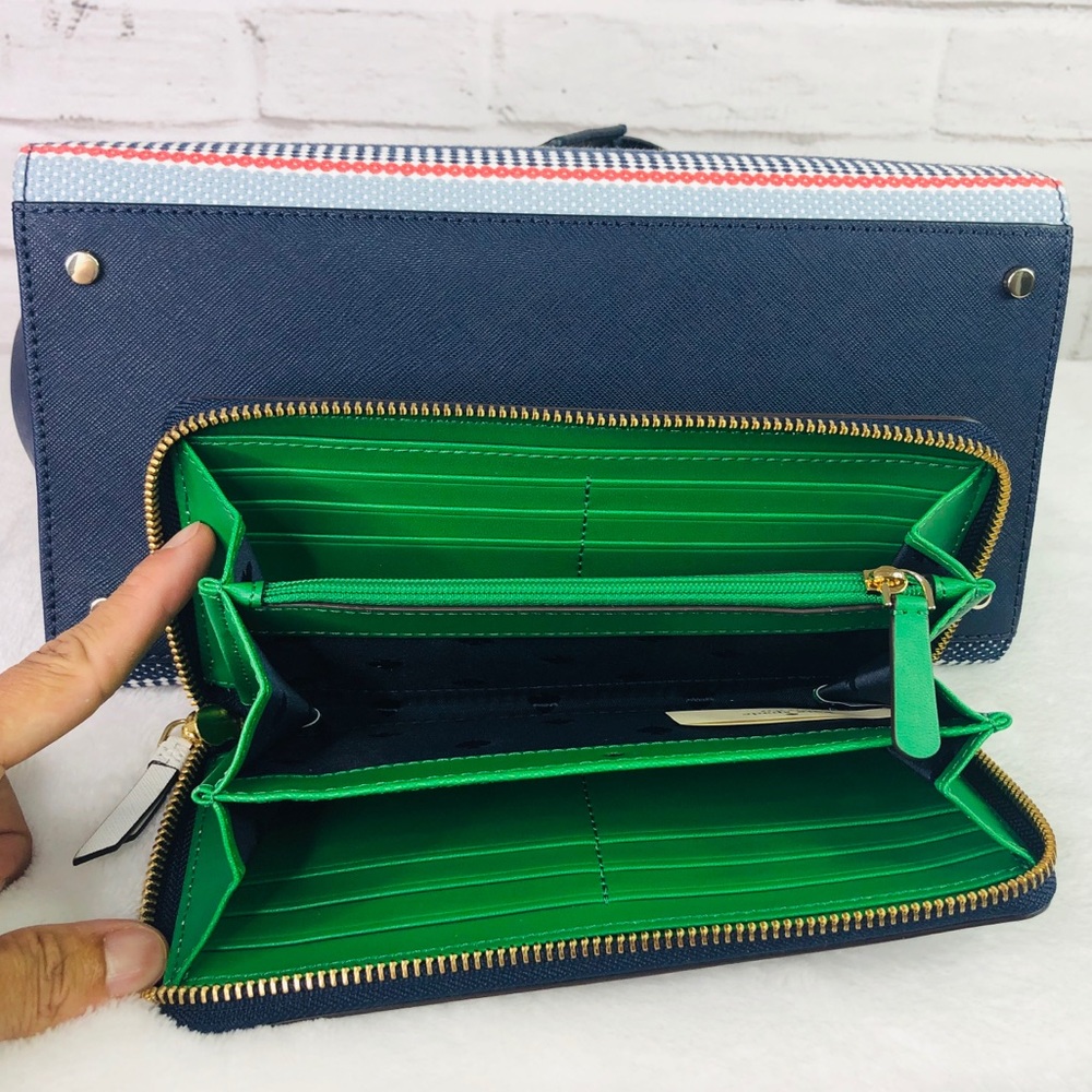 2PCS Kate Spade Medium Cameron Satchel Wallet Set - Picture 5 of 8